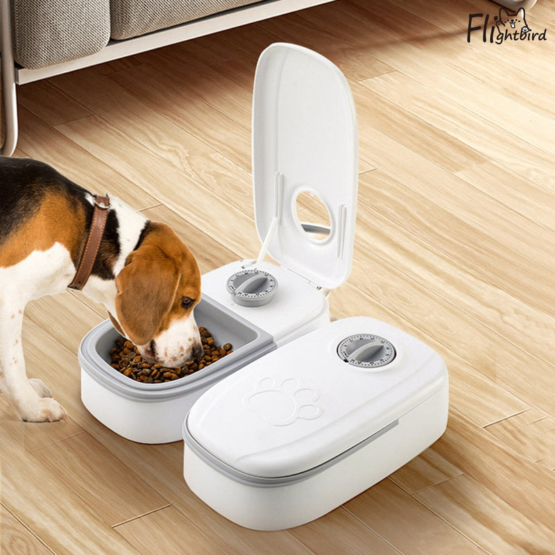 Dispenser de Comida Automático Inteligente | Para Cães e Gatos